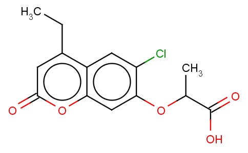 2-[(6-CHLORO-4-ETHYL-2-OXO-2H-CHROMEN-7-YL)OXY]PROPANOIC ACID